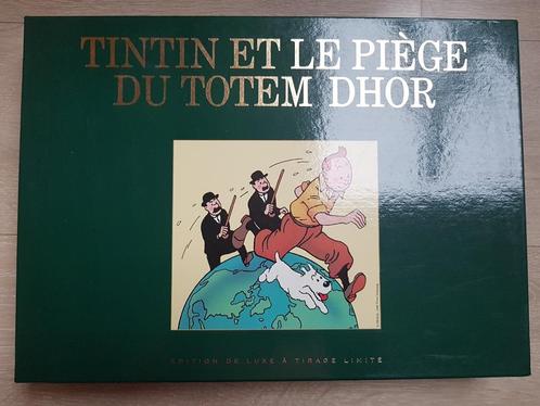 Kuifje en de Dhor Totem Trap - 24 karaat (beperkte oplage), Hobby en Vrije tijd, Gezelschapsspellen | Bordspellen, Nieuw, Drie of vier spelers