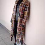Prachtige lange granny square vest/pull, Made in Italy, Verzenden, Gedragen