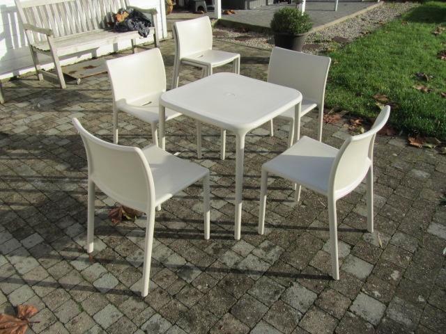 Air Chair - Air table / Jasper Morrison voor Magis, Tuin en Terras, Tuinsets en Loungesets, Gebruikt, Kunststof, Ophalen