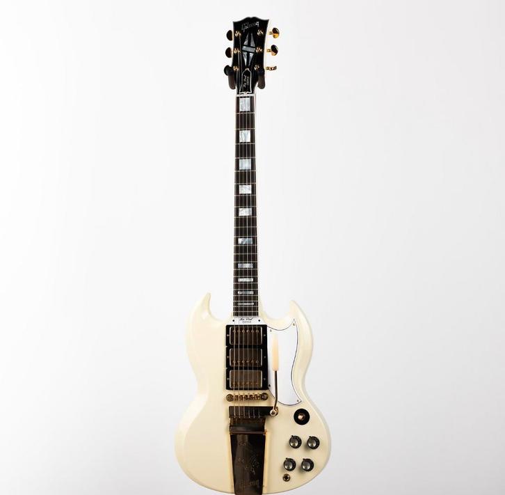 Gibson custom shop 1963 Sg custom maestro vibrola, Muziek en Instrumenten, Snaarinstrumenten | Gitaren | Elektrisch, Zo goed als nieuw