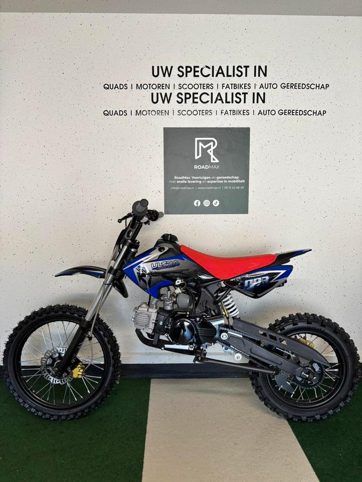 Ultra Motocross 110 cc, 4 temps, 4 vitesses, 80 km/h, 2025, Enfants & Bébés, Jouets | Extérieur | Véhicules à batterie, Neuf, Enlèvement ou Envoi