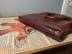 Bruine handtas met krokodillenmotief, Ophalen, Gebruikt, Bruin, Handtas