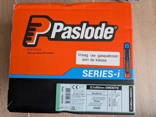Paslode series-i nagels 3.1x90mm (+- 2350 nagels), Doe-het-zelf en Bouw, IJzerwaren en Bevestigingsmiddelen, Ophalen