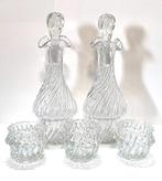 Glaswerk, flessen en potjes., Antiek en Kunst, Antiek | Glaswerk en Kristal, Ophalen of Verzenden