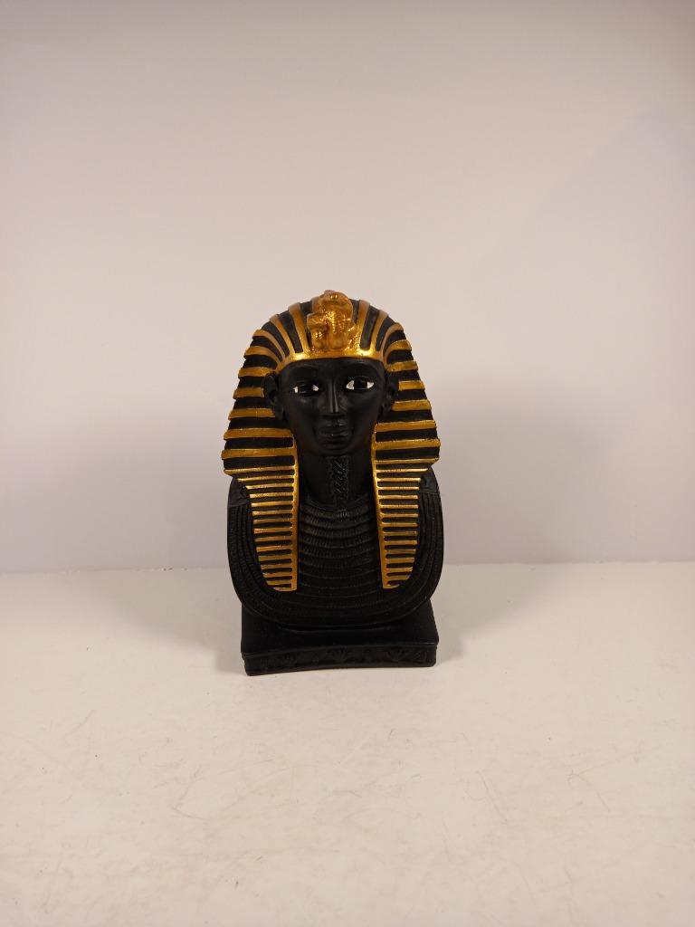Décoration buste de Toutankhamon, Antiquités & Art, Antiquités | Accessoires de maison, Enlèvement ou Envoi