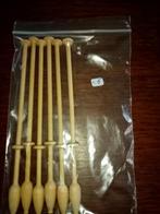 6  lange klossen voor6€, Hobby en Vrije tijd, Kantklossen, Ophalen of Verzenden, Zo goed als nieuw, Klos(sen)