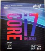 Intel Core I7-8700K, Computers en Software, Processors, LGA 1151, Ophalen of Verzenden, Zo goed als nieuw, Intel Core i7