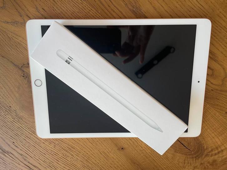 Apple Ipad 8th generation met Apple Pencil 1st generation, Computers en Software, Apple iPads, Zo goed als nieuw, Apple iPad, 128 GB