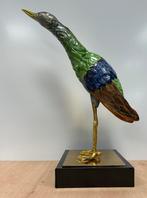 Vintage Chineese staande cloisonne kraanvogel, Ophalen of Verzenden