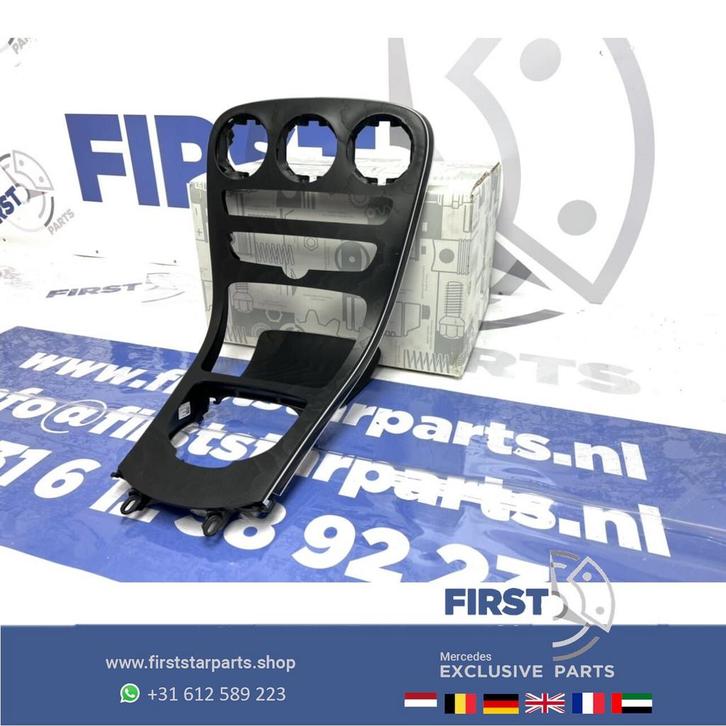 W205 essen hout Middenconsole Mercedes C Klasse 2018 AMG AUT, Auto-onderdelen, Interieur en Bekleding, Mercedes-Benz, Gebruikt