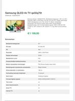 Samsung oled tv 4K 55” 140cm, Comme neuf, Enlèvement, 4k (UHD), Smart TV