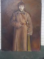 Modern groot schilderij Russische soldaat olie op canvas, Verzamelen, Militaria | Algemeen, Ophalen of Verzenden