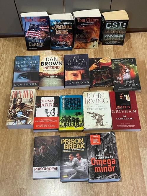 thrillers, dedective en andere boeken €5 per stuk, Boeken, Thrillers, Gelezen, Ophalen of Verzenden