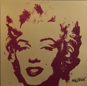 Andy Warhol : lithographie 60 par 60 cm numérotée à la main