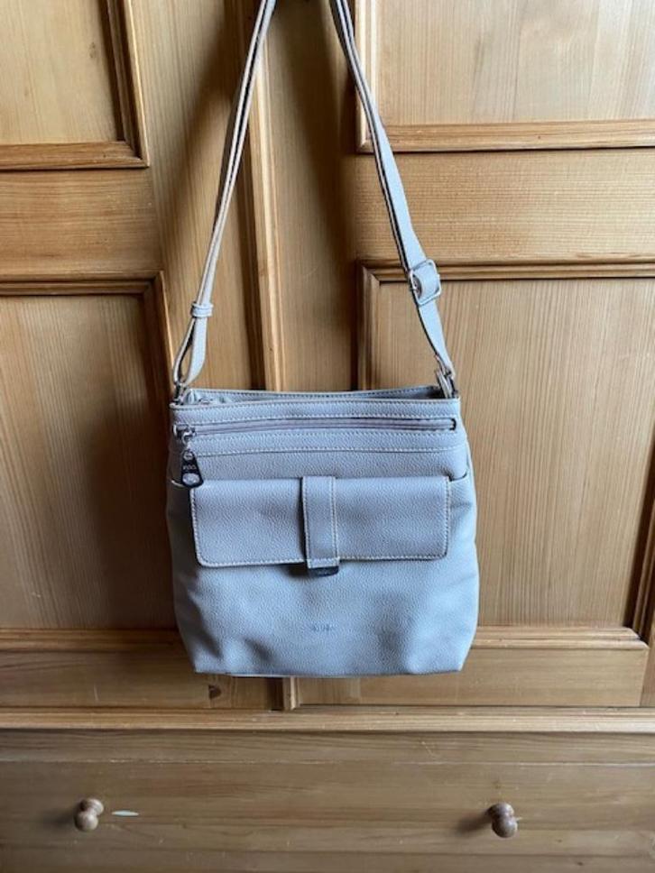 Sac à bandoulière "BOO!" beige, Handtassen en Accessoires, Tassen | Damestassen, Zo goed als nieuw, Schoudertasje, Beige, Ophalen of Verzenden
