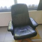 Relaxzetel leder, Huis en Inrichting, Ophalen, Zo goed als nieuw, Leer, 75 tot 100 cm