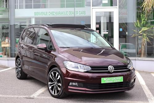 VW TOURAN 1.6TDi 115CV "R-LiNE" 7PLACES TOIT-PANO GPS CLIM, Auto's, Volkswagen, Bedrijf, Te koop, Touran, ABS, Adaptive Cruise Control