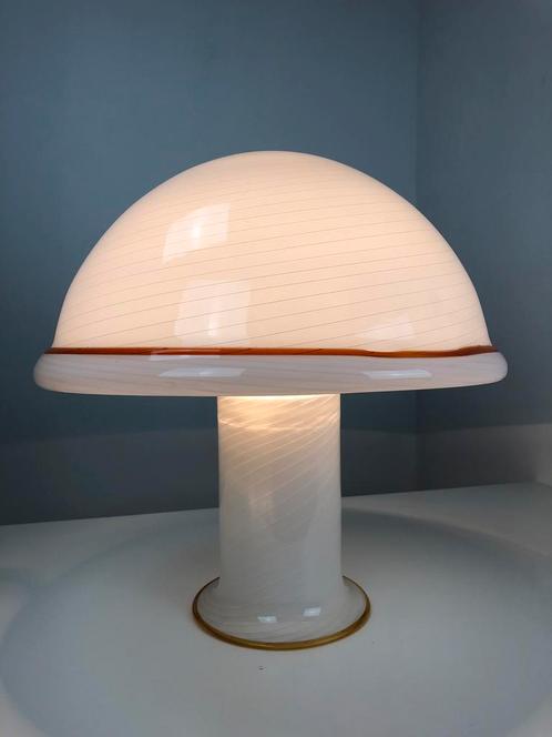 XL Effetre Murano mushroom lamp, Maison & Meubles, Lampes | Lampes de table, Comme neuf, Moins de 50 cm, Verre, Enlèvement ou Envoi