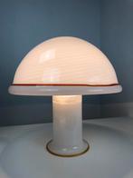 XL Effetre Murano mushroom lamp, Minder dan 50 cm, Glas, Vintage, Ophalen of Verzenden