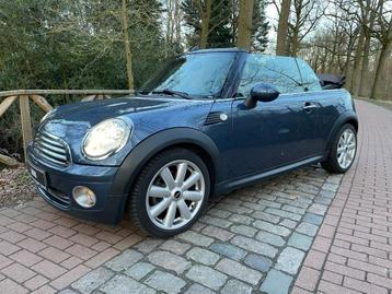 MINI CABRIO 1.6 COOPER R57 bj. 2009 HORIZON BLUE METALLIC beschikbaar voor biedingen