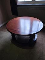 Table basse ancienne ronde en bois, Maison & Meubles, Tables | Tables de salon, Enlèvement, Utilisé