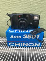 Chinon Auto 3501 compact camera 35mm zoom met draagtas, Audio, Tv en Foto, Fotocamera's Analoog, Verzenden, Zo goed als nieuw