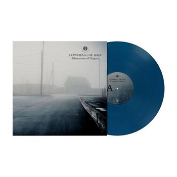 DOWNFALL OF GAIA - Silhouettes of Disgust (Blue/Green Marble beschikbaar voor biedingen