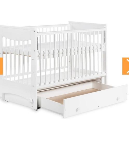 Luna evoluerend babybed met lade + matras, Kinderen en Baby's, Kinderkamer | Bedden, Zo goed als nieuw, Matras, Ophalen