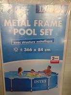 Intex zwembad NIEUW 366x84 7.200L filtersysteem etc., Tuin en Terras, Ophalen, Zo goed als nieuw, Rond