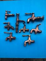 Lot of per stuk antieke vintage koperen kranen, Ophalen, Koper