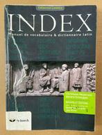 Livre scolaire de latin INDEX, Ophalen of Verzenden, Zo goed als nieuw, De boeck, Latijn