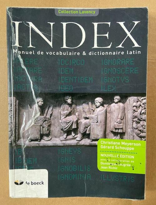 Livre scolaire de latin INDEX, Boeken, Schoolboeken, Zo goed als nieuw, Latijn, ASO, Ophalen of Verzenden
