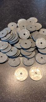 Belgische munten 25cent, Timbres & Monnaies, Enlèvement