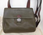 Deux de Delvaux handtas kaki en bruin, Ophalen of Verzenden, Gebruikt, Overige kleuren, Handtas