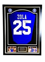 Gianfranco Zola Chelsea 1998 Signé et encadré, Enlèvement ou Envoi, Neuf, Maillot