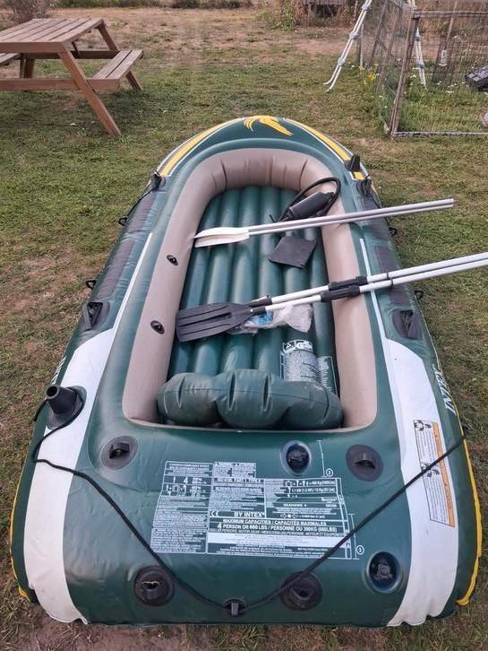 Intex Seahawk 4, Sports nautiques & Bateaux, Bateaux à moteur & Yachts à moteur, Comme neuf, Enlèvement