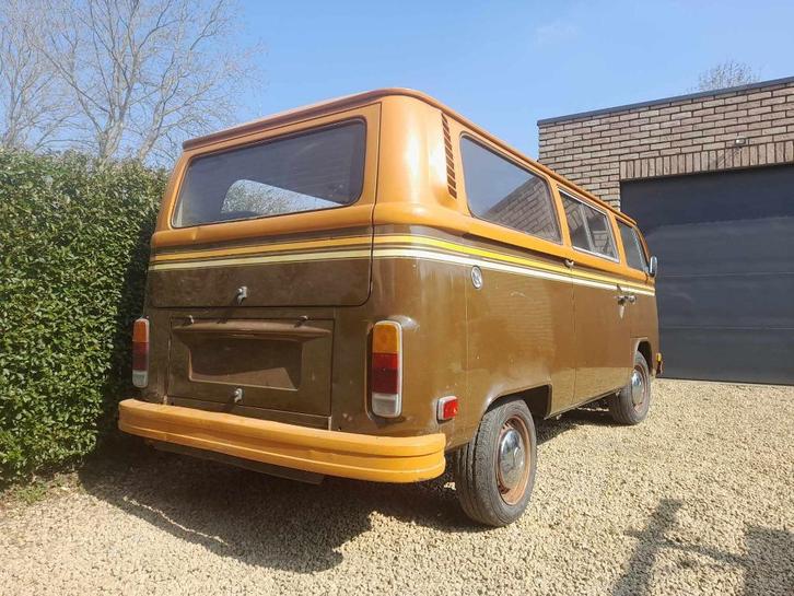 Te koop of te ruil Vw Combi Bus T2B 'Triple Brown' met clim;, Auto's, Volkswagen, Particulier, Benzine, Ophalen
