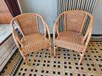 2 rotan stoelen, Ophalen, Gebruikt, Rotan