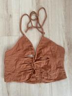 Bruin topje tetra S/M, Ophalen, Bruin, Zo goed als nieuw, Maat 36 (S)