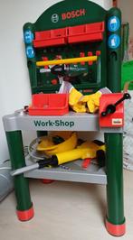 Bosh werkbank en toebehoren, Ophalen, Zo goed als nieuw