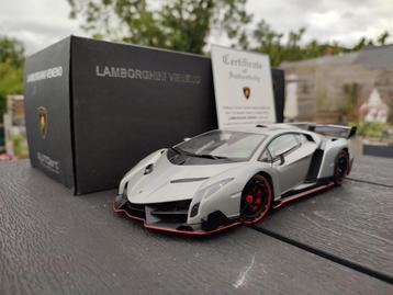 Lamborghini Veneno 1/18 Autoart-handtekening 