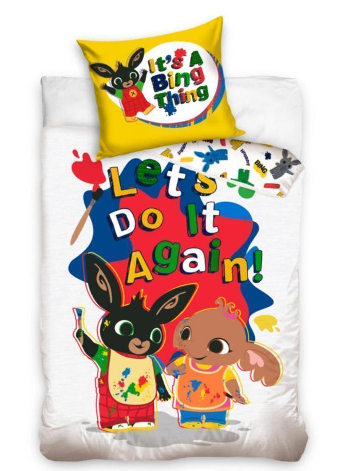 Bing Konijn Dekbedovertrek 140 x 200 - van 34,95 voor 24,95, Kinderen en Baby's, Kinderkamer | Beddengoed, Nieuw, Dekbedovertrek