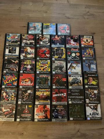 40- tal PS1 games beschikbaar voor biedingen