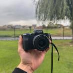 Canon EOS M50 mii // 15-45mm lens // draagtas, Audio, Tv en Foto, Ophalen, Zo goed als nieuw, Canon