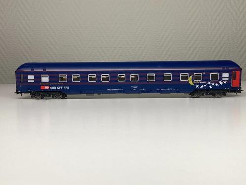 Roco 45073: SBB Slaaprijtuig "Mond und Sterne", Hobby en Vrije tijd, Modeltreinen | H0, Zo goed als nieuw, Wagon, Gelijkstroom of Wisselstroom