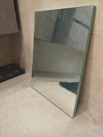 Petite miroir avec bord kaki et film de protection ; NEUF beschikbaar voor biedingen