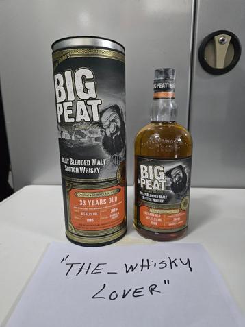Big peat 33 jarige sherry & bourbon cask finish beschikbaar voor biedingen