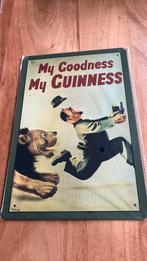 Metalen bord my goodness my guinness 20 x 30 cm retro, Ophalen of Verzenden