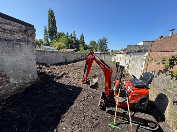 Location Kubota U10-3 avec ou sans chauffeur, Doe-het-zelf en Bouw, Overige Doe-Het-Zelf en Bouw, Ophalen