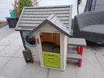 Smoby huisje garden met extra buitenkeuken en picknicktafel, Kinderen en Baby's, Ophalen, Zo goed als nieuw